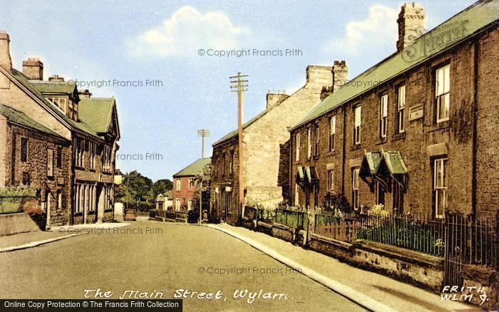Photo of Wylam, The Main Street c.1955