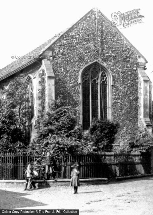 Photo of Wymondham, Children At Becketts Chapel 1891