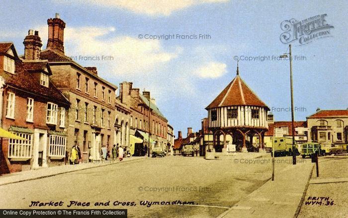 Photo of Wymondham, Market Place And Cross c.1965