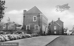 Priory Gardens And Post Office c.1960, Wymondham