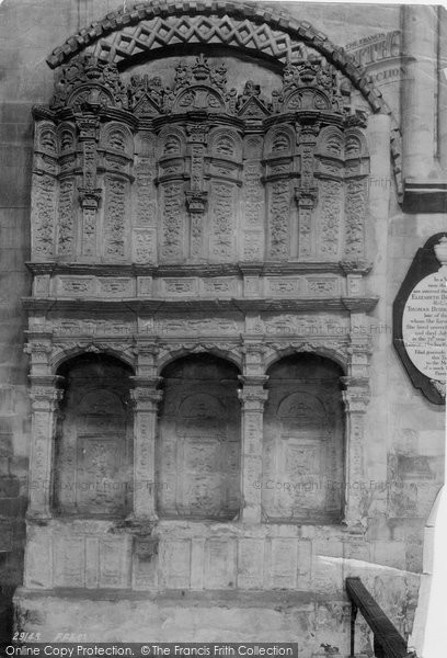 Photo of Wymondham, Sedilia In Abbey 1891