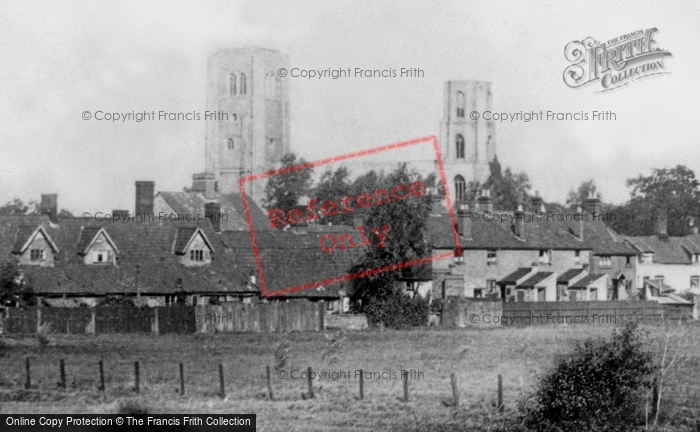 Photo of Wymondham, The Abbey And Cottages 1891