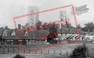 The Abbey And Cottages 1891, Wymondham