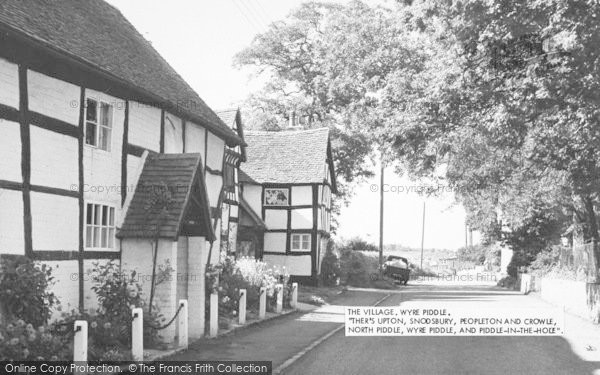 Photo of Wyre Piddle, The Village c.1960