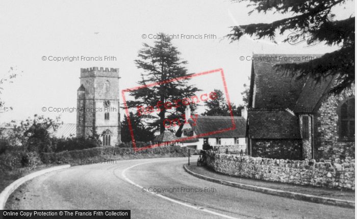 Photo of Yarcombe, Church And Inn c.1955