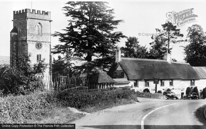 Photo of Yarcombe, Church Of St John The Baptist And Yarcombe Inn c.1955