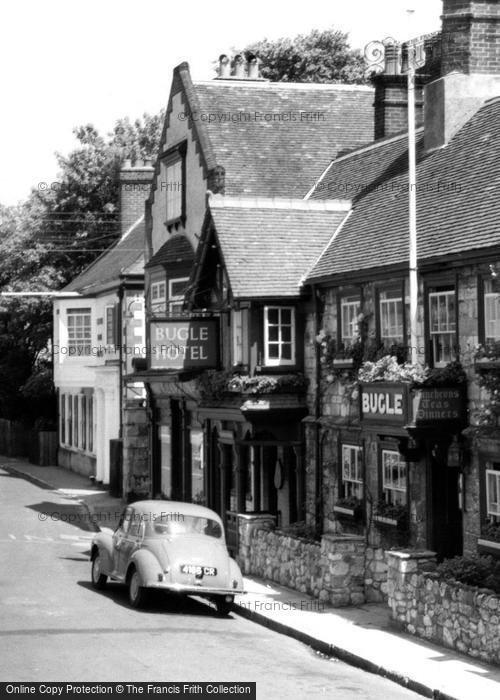 Photo of Yarmouth, The Bugle Hotel c.1955