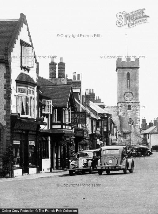 Photo of Yarmouth, The Square And Bugle Hotel c.1955