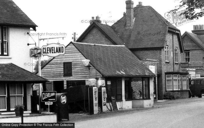 Photo of Yateley, Reading Road Garage c.1955