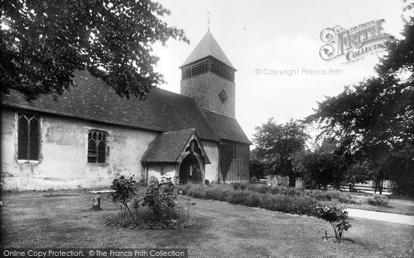 Photo of Yateley, The Church 1924