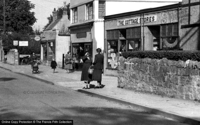 Photo of Yatton, The Cottage Stores c.1955