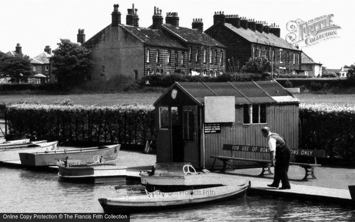 Photo of Yeadon, The Tarn, Boating Station c.1965