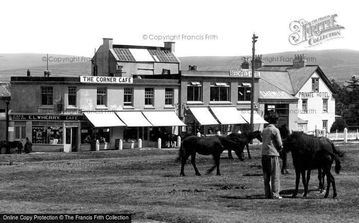 Photo of Yelverton, The Corner Café 1934