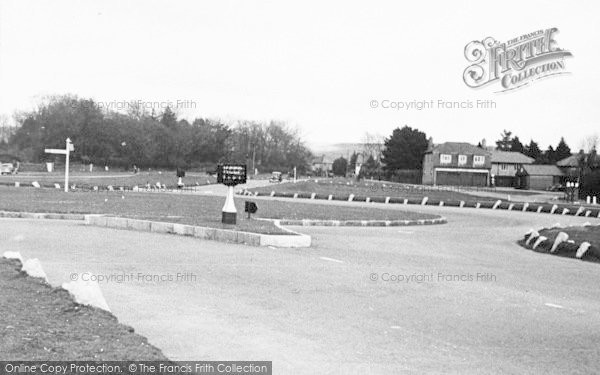 Photo of Yelverton, The Roundabout c.1955