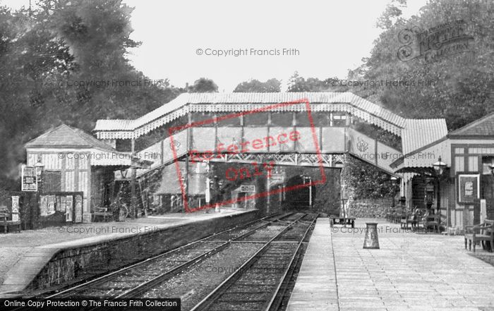Photo of Yelverton, The Station Footbridge 1906