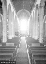 Parish Church Interior c.1965, Yeovil