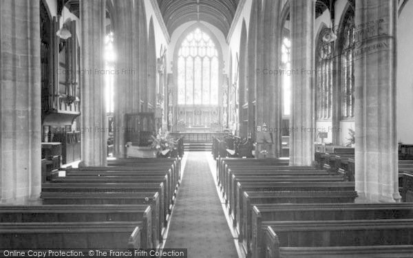 Photo of Yeovil, Parish Church Interior c.1965