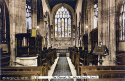 St John's Church, The Chancel c.1960, Yeovil