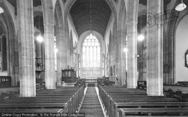 Photo of Yeovil, St John's Church, The Nave c.1955