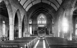 St Michael's Church Interior 1900, Yeovil