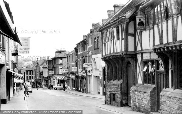 Photo of Yeovil, The George Hotel And Middle Street c.1960