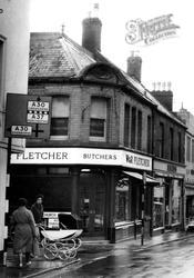 W & R Fletcher Butchers c.1960, Yeovil