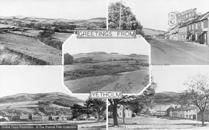 Photo of Yetholm, Composite c.1955
