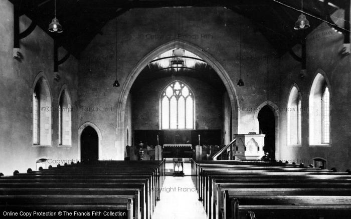 Photo of Ynysddu, St Theodore's Church Interior c.1935