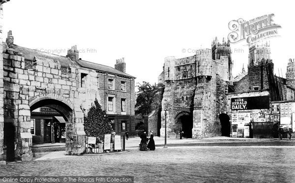 Photo of York, Bootham Bar 1886
