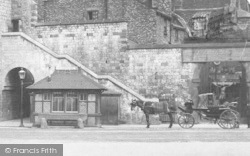 Bootham Bar, A Horse Carriage 1909, York