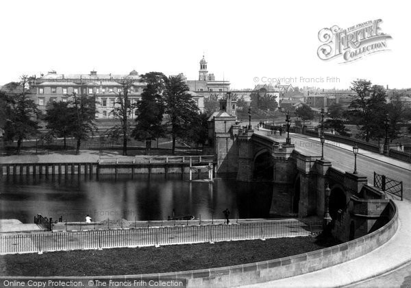 Photo of York, Castle From City Walls c.1885