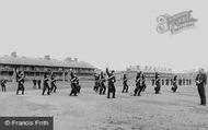 Cavalry Barracks, 3rd Hussars Sword Practice 1886, York