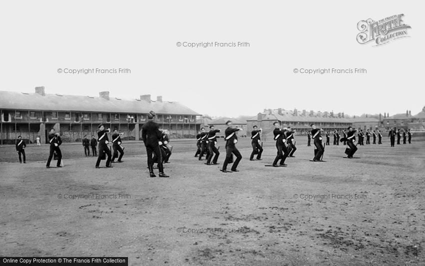 York, Cavalry Barracks, 3rd Hussars Sword Practice 1886