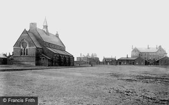 York, Cavalry Barracks, the Church 1886