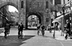 Cyclists, Monk Bar c.1950, York