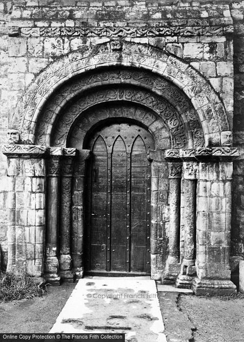 Photo of York, Doorway Of The Church Of St Lawrence c.1880