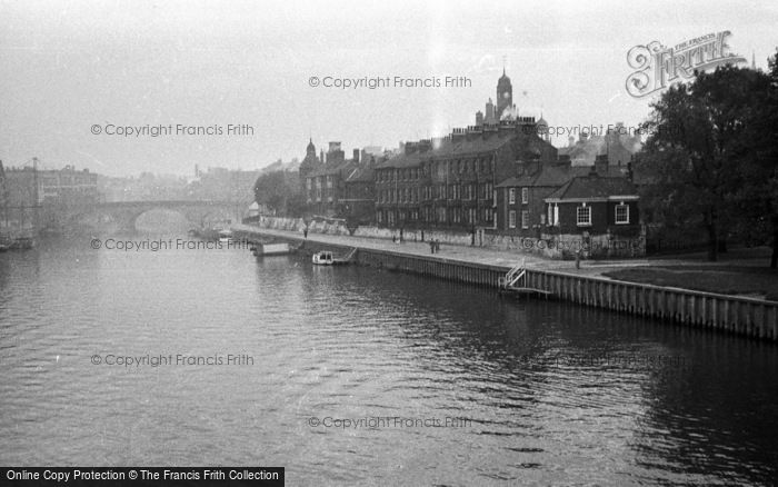 Photo of York, From Skeldergate Bridge 1951