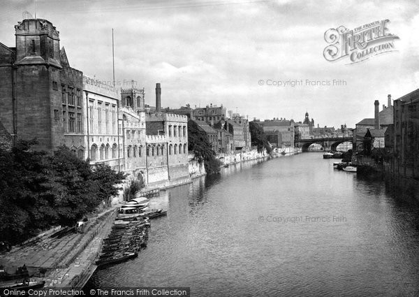 Photo of York, Guildhall From Lendal Bridge 1921