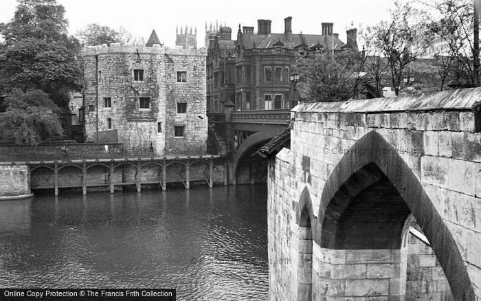 Photo of York, Lendal Bridge And Tower 1951