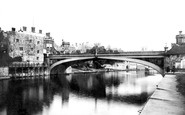 York, Lendal Bridge c1885