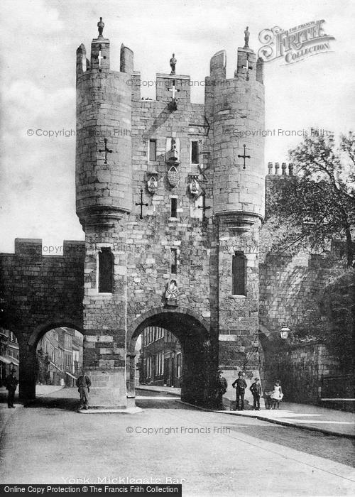 Photo of York, Micklegate Bar c.1880