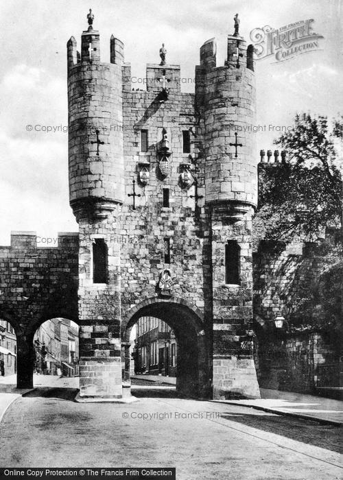 Photo of York, Micklegate Bar c.1885