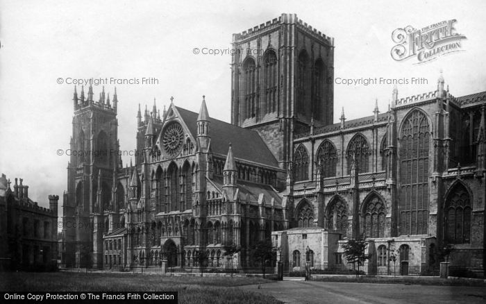 Photo of York, Minster 1891