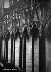 Minster, Carvings In Chapter House 1913, York
