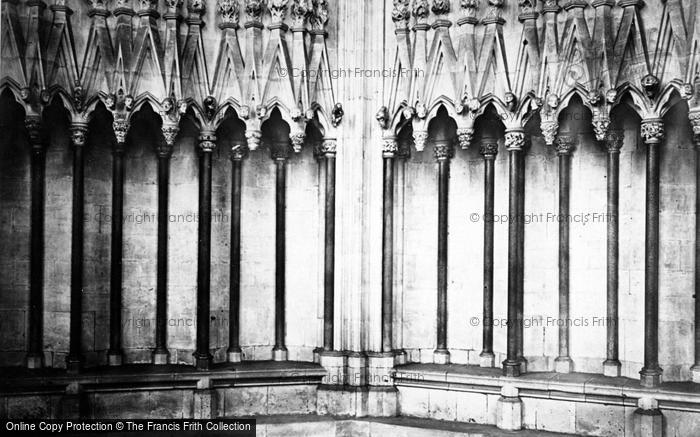 Photo of York, Minster, Chapter House c.1880