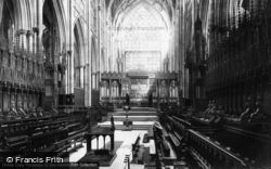 Minster, Choir East 1886, York