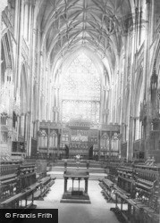 Minster, Choir East 1886, York