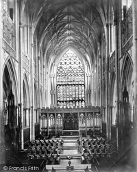 Minster Choir East c.1866, York