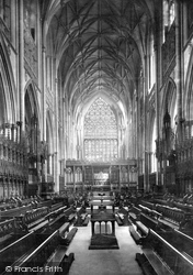 Minster, Choir East c.1877, York
