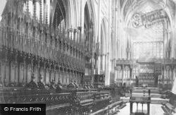 Minster, Choir East c.1885, York